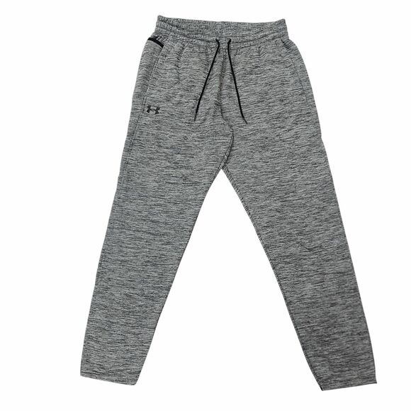 Under Armour Sweatpants Mens Large Gray Marled ColdGear Loose Athletic Comfort - Picture 1 of 12